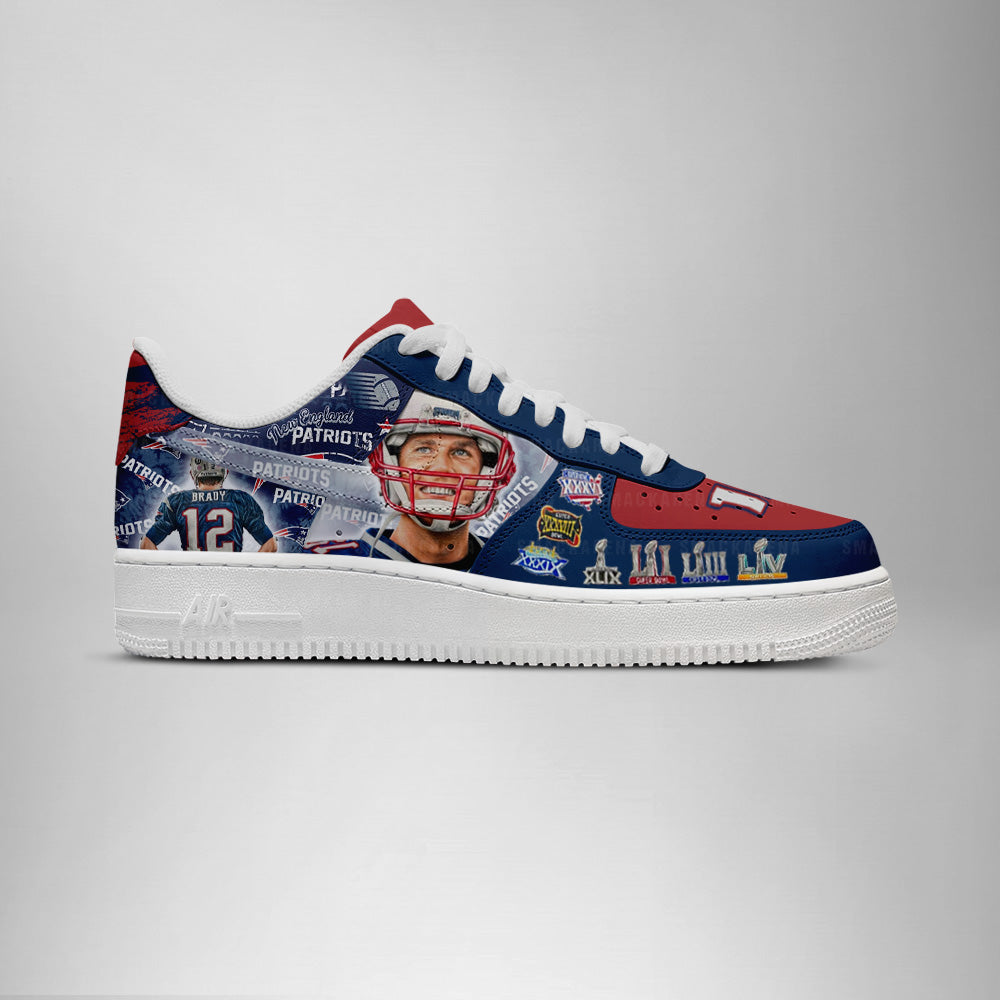 Brady New England Patriots AF1 Shoes | FP64