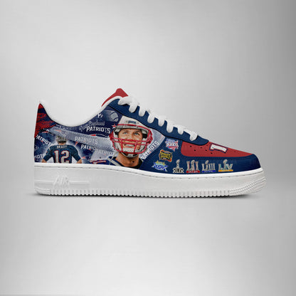 Brady New England Patriots AF1 Shoes | FP64