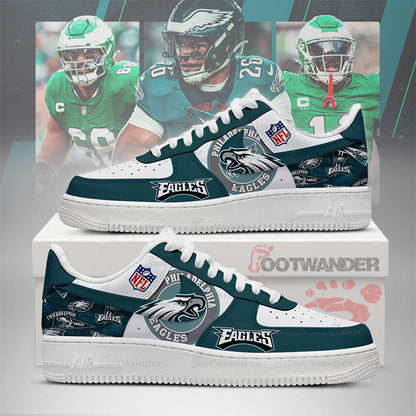 Philadelphia Eagles AF1 Shoes | OA59