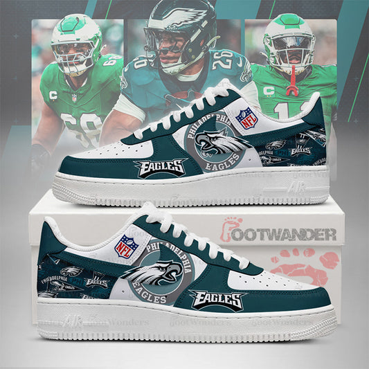 Philadelphia Eagles AF1 Shoes | OA59