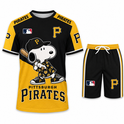 MLB Fan Set — Matching T-Shirt & Shorts | All 30 Teams Available