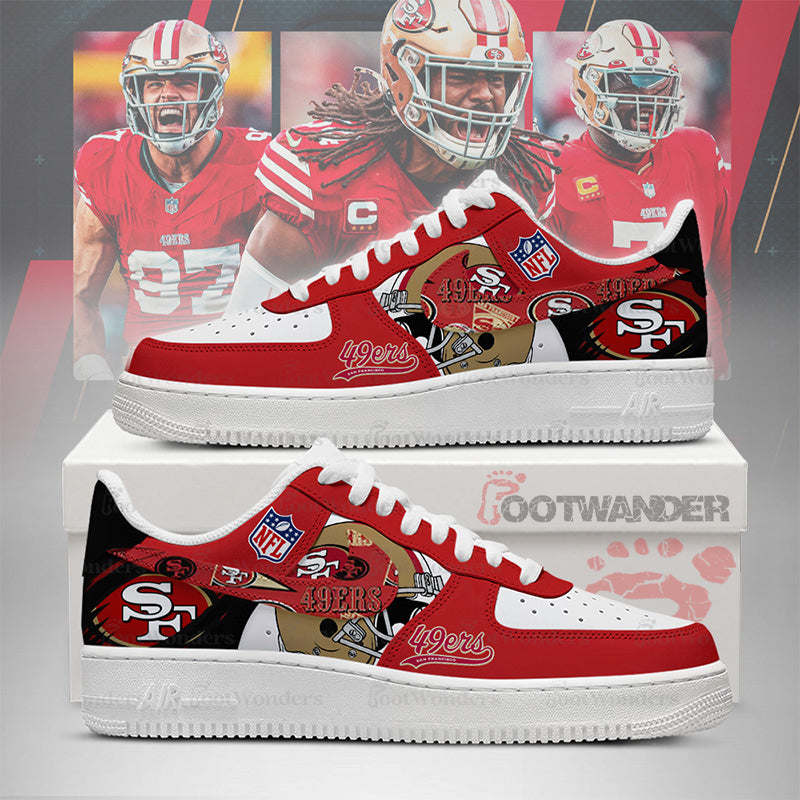 San Francisco 49ers AF1 Shoes | KH97