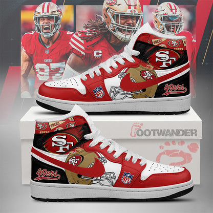 San Francisco 49ers AJ1 Shoes | KG60