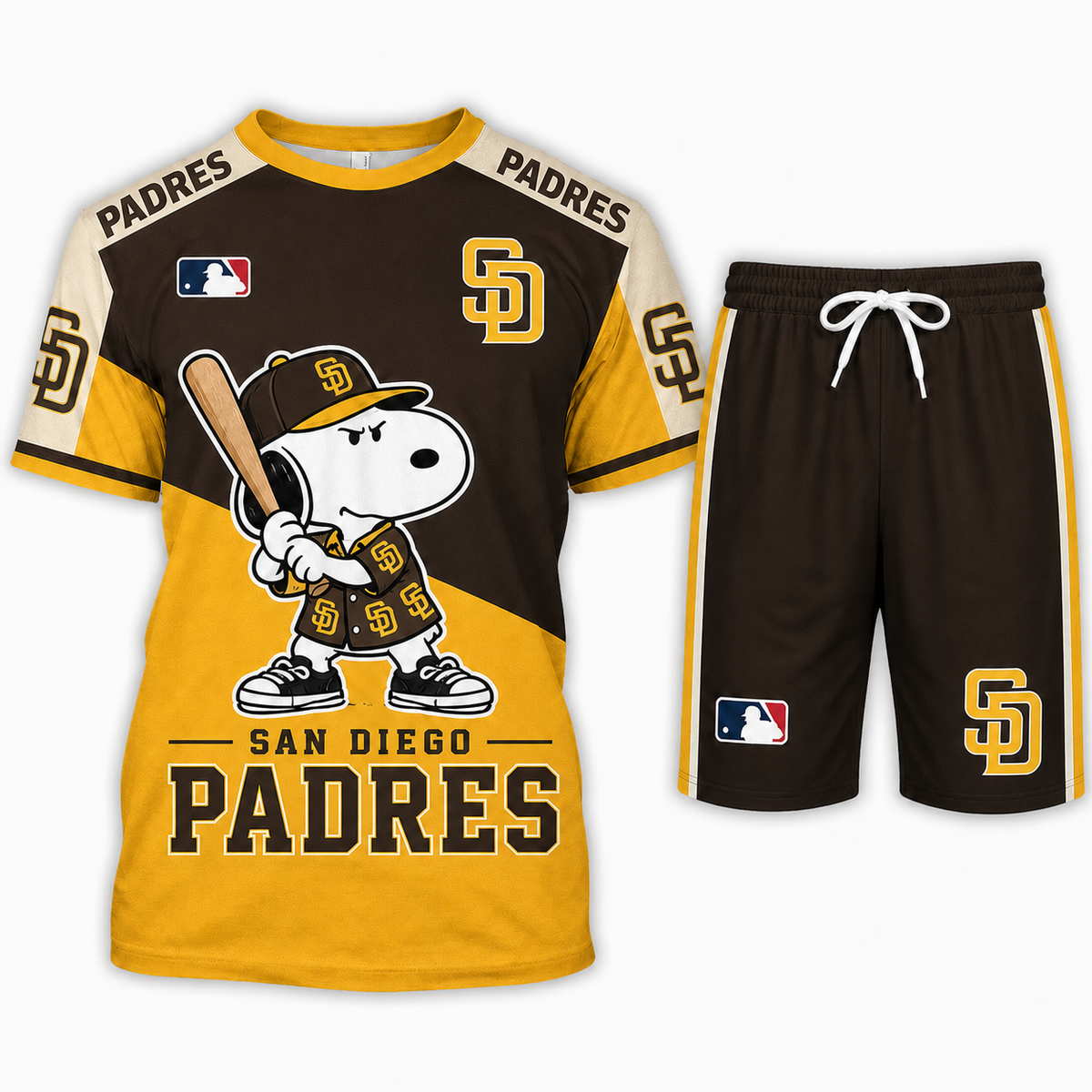 MLB Fan Set — Matching T-Shirt & Shorts | All 30 Teams Available