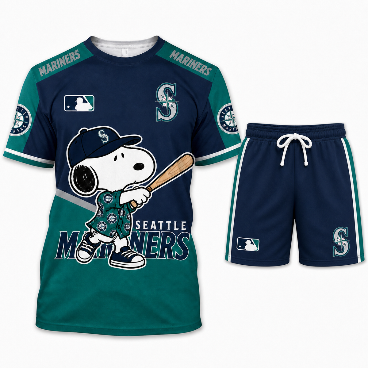 MLB Fan Set — Matching T-Shirt & Shorts | All 30 Teams Available