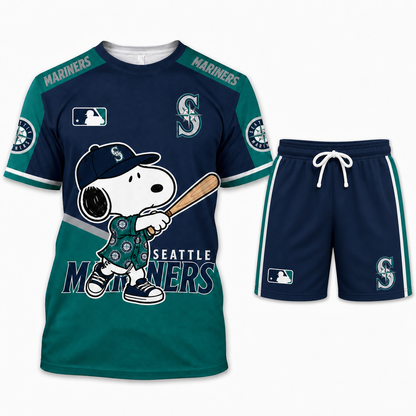 MLB Fan Set — Matching T-Shirt & Shorts | All 30 Teams Available