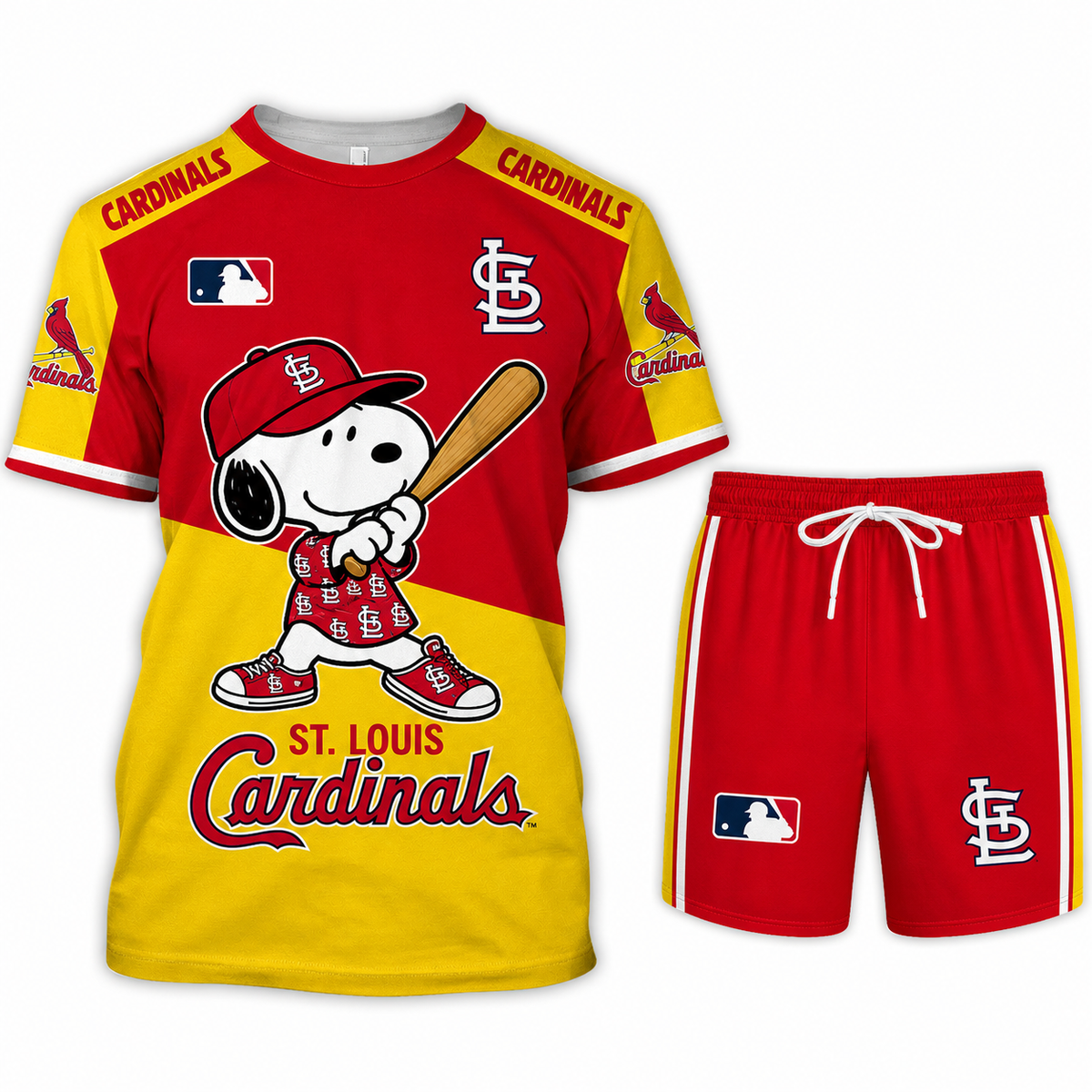 MLB Fan Set — Matching T-Shirt & Shorts | All 30 Teams Available
