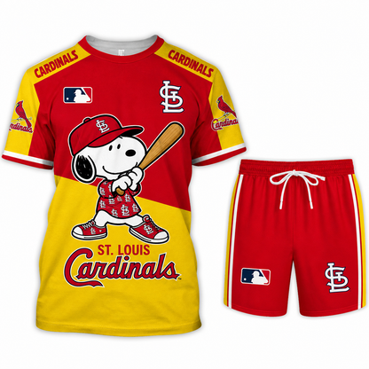 MLB Fan Set — Matching T-Shirt & Shorts | All 30 Teams Available
