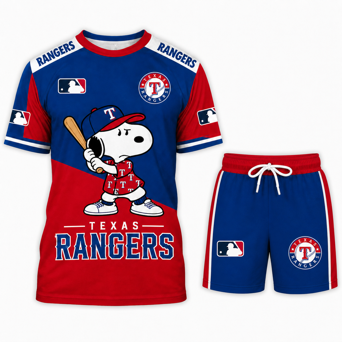 MLB Fan Set — Matching T-Shirt & Shorts | All 30 Teams Available