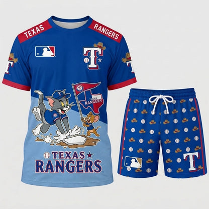 All USA Baseball Teams Inspired Fan Set — Graphic Jersey And Shorts Combo Outfit