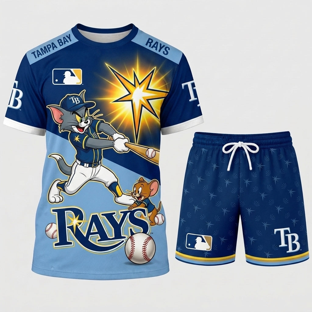All USA Baseball Teams Inspired Fan Set — Graphic Jersey And Shorts Combo Outfit