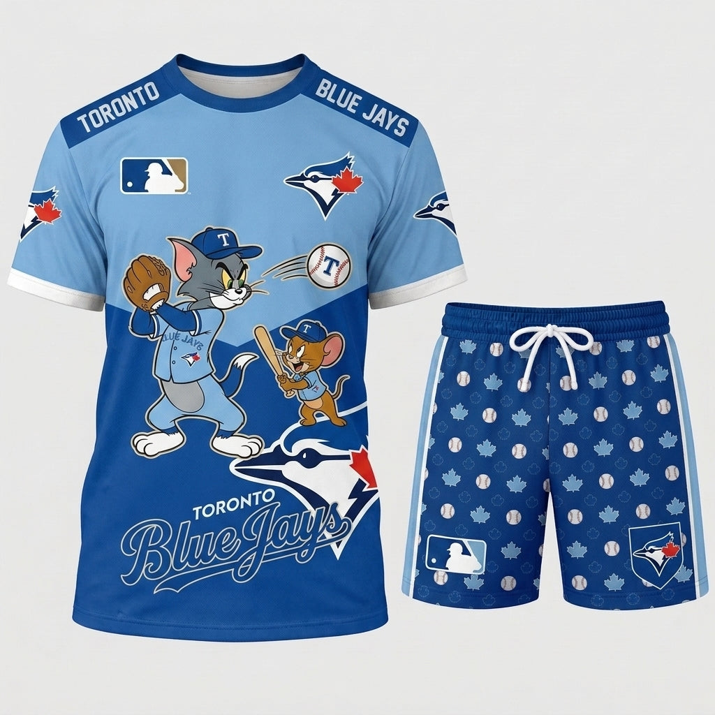 All USA Baseball Teams Inspired Fan Set — Graphic Jersey And Shorts Combo Outfit
