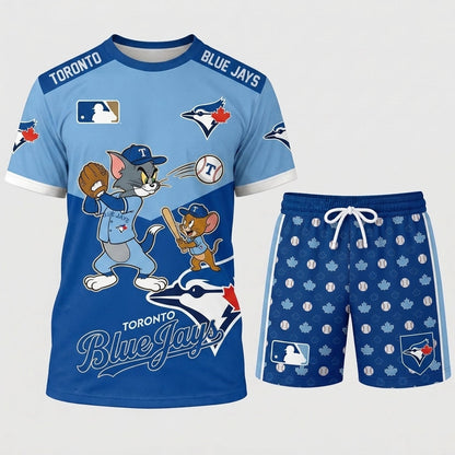 All USA Baseball Teams Inspired Fan Set — Graphic Jersey And Shorts Combo Outfit