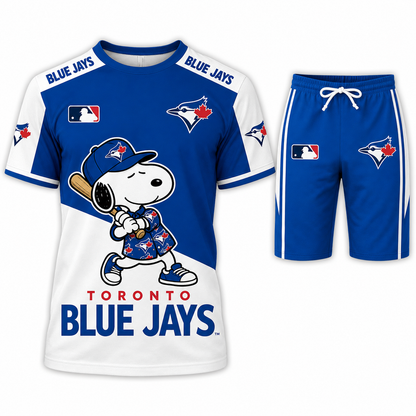 MLB Fan Set — Matching T-Shirt & Shorts | All 30 Teams Available