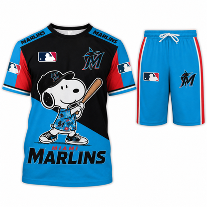 MLB Fan Set — Matching T-Shirt & Shorts | All 30 Teams Available