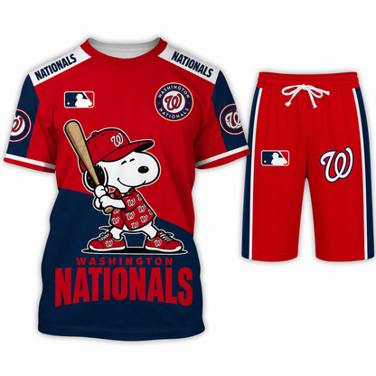 MLB Fan Set — Matching T-Shirt & Shorts | All 30 Teams Available