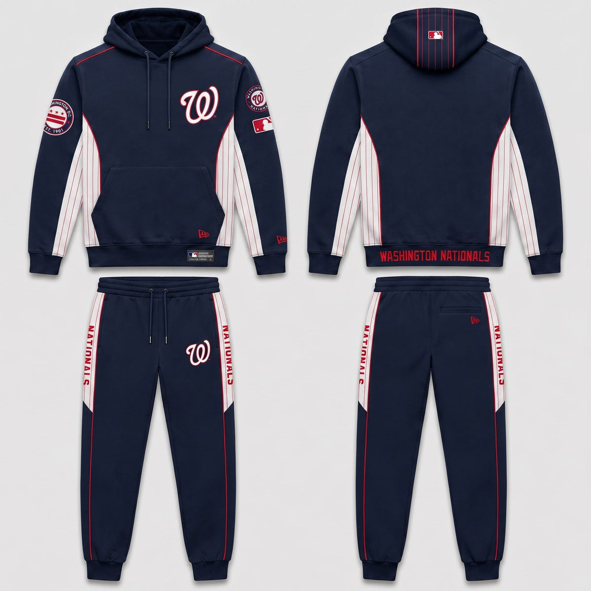 Limited edition! Gifts for Fans - Hoodie & Sweatpants Set All 30 Teams MLB Available