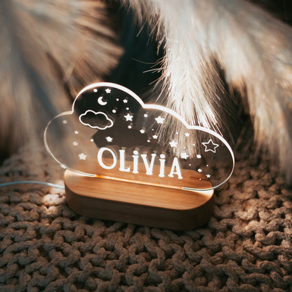 Personalized Train Night Light - Birthday & Easter Gifts For Kids
