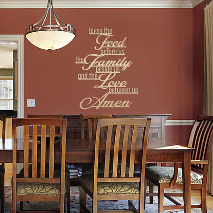 Christian Prayer Wall Sign - Metal Christian Prayer Sign