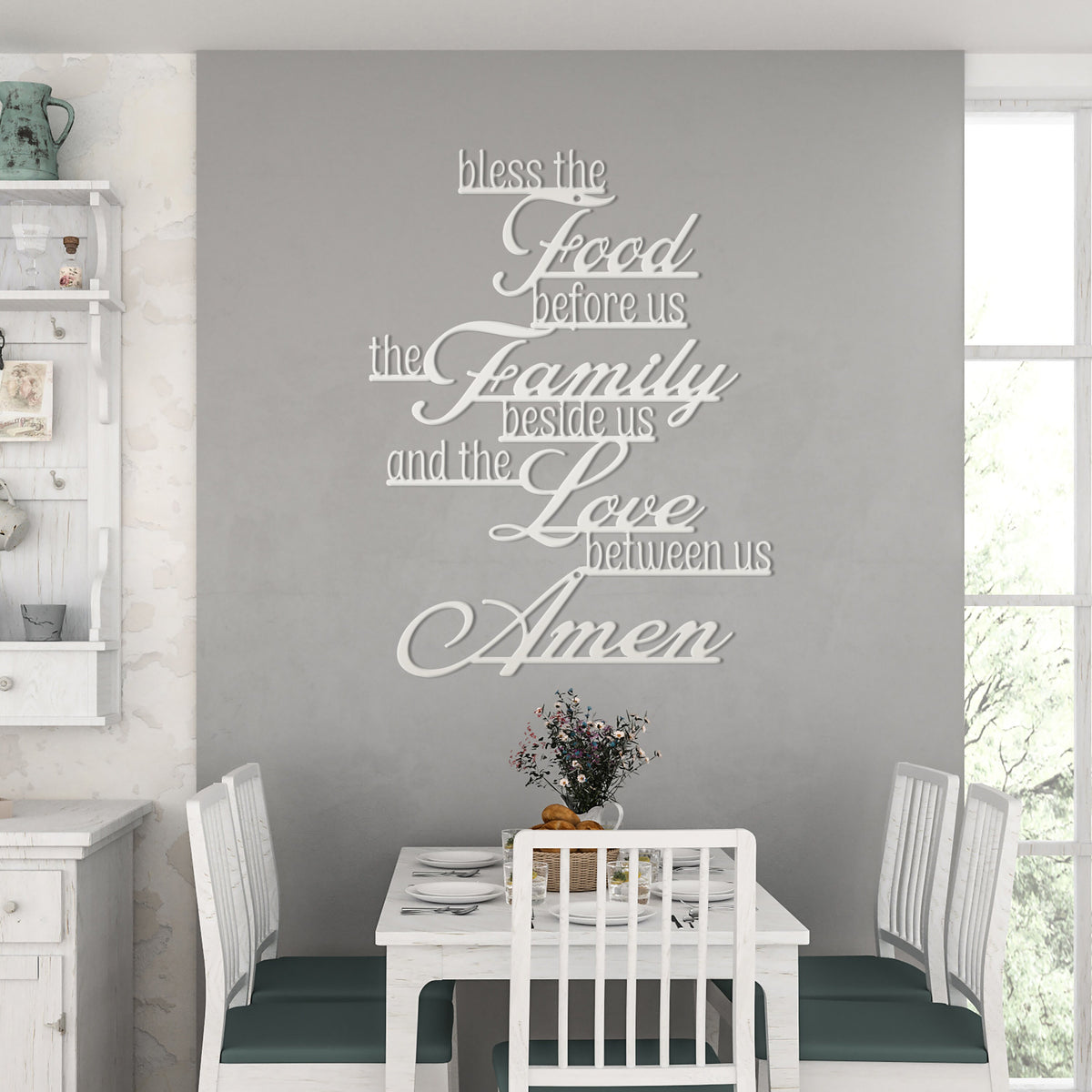 Christian Prayer Wall Sign - Metal Christian Prayer Sign