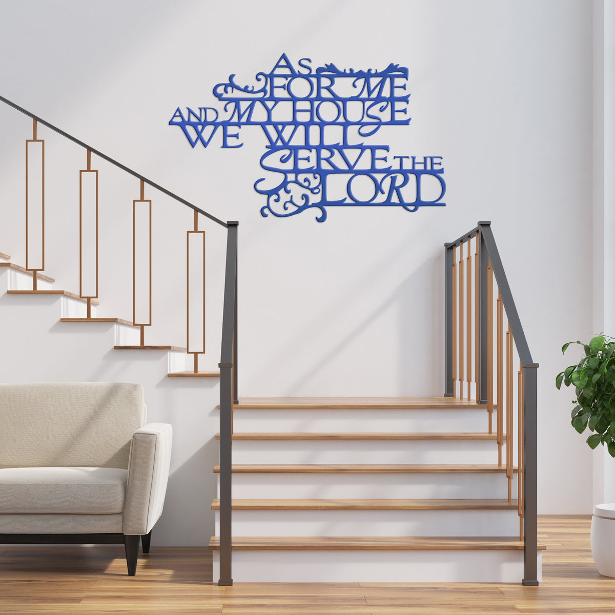 Bible Verse Christian Metal Sign - Christian Wall Art