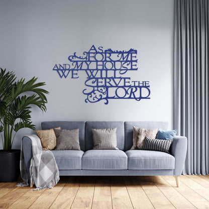 Bible Verse Christian Metal Sign - Christian Wall Art