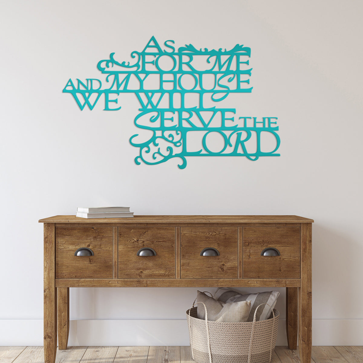 Bible Verse Christian Metal Sign - Christian Wall Art