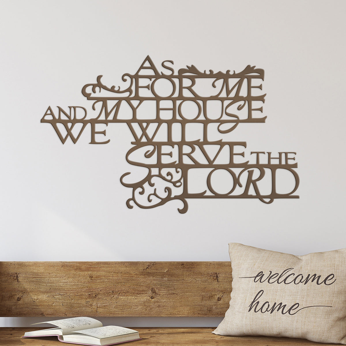Bible Verse Christian Metal Sign - Christian Wall Art