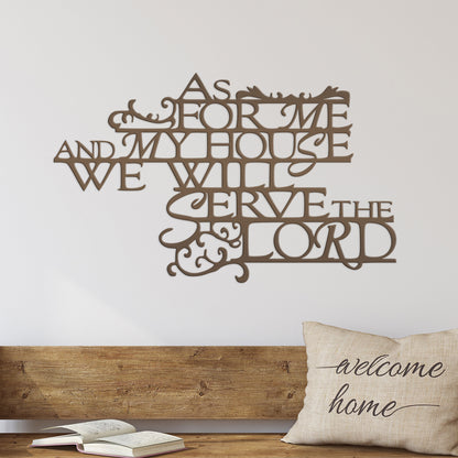 Bible Verse Christian Metal Sign - Christian Wall Art