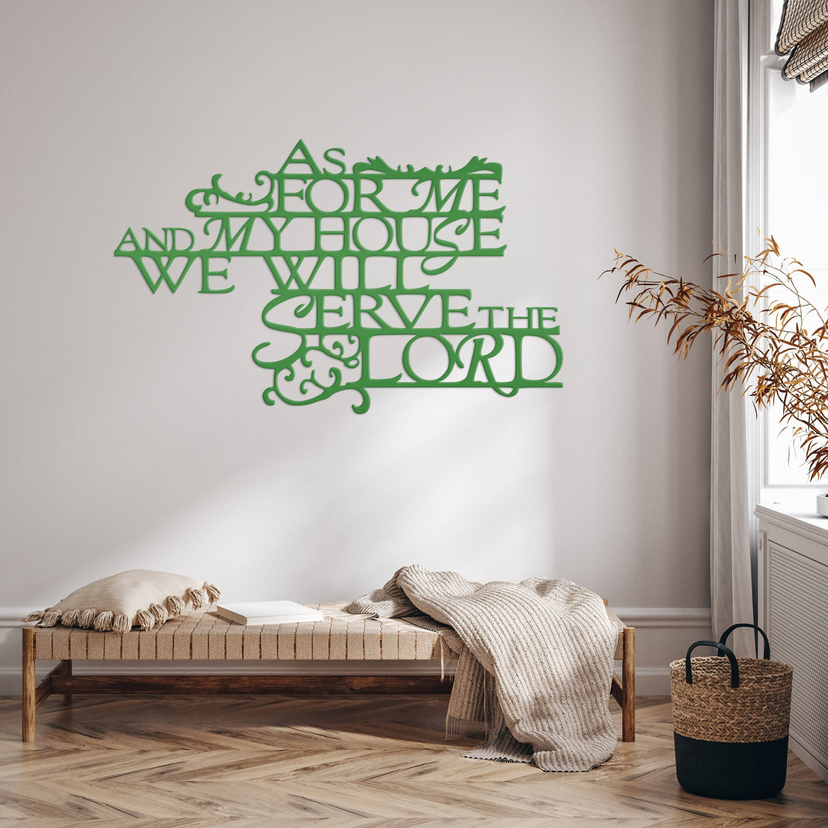 Bible Verse Christian Metal Sign - Christian Wall Art