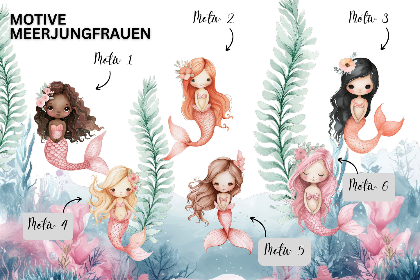 Baby Shower Gift Girl Personalized - Mermaid Memory Box with Name, Baptism or Birth Gift, FSC Birch Wood Keepsake Box, 2 Sizes
