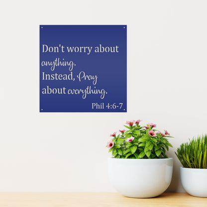 Bible Verse Sign - Christian Wall Art