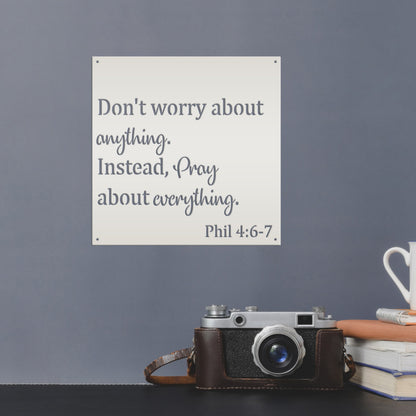 Bible Verse Sign - Christian Wall Art