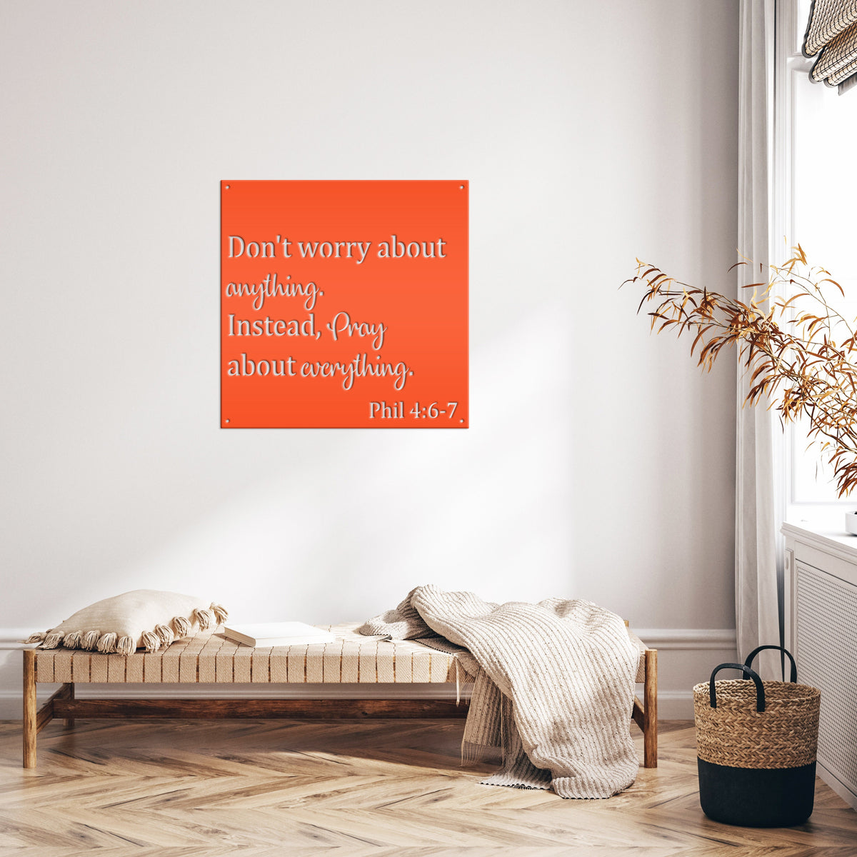 Bible Verse Sign - Christian Wall Art