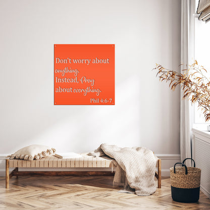Bible Verse Sign - Christian Wall Art