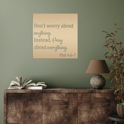Bible Verse Sign - Christian Wall Art