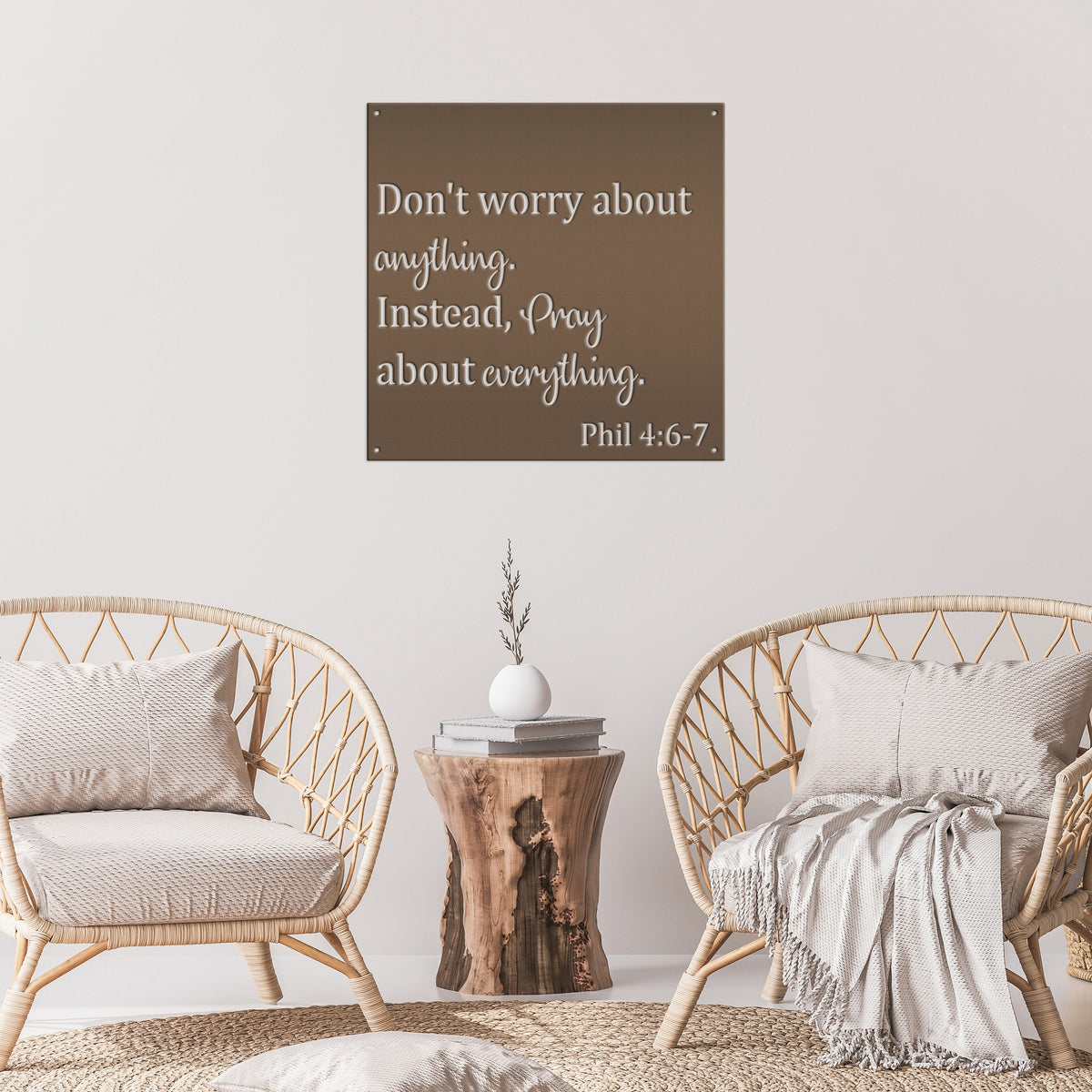 Bible Verse Sign - Christian Wall Art
