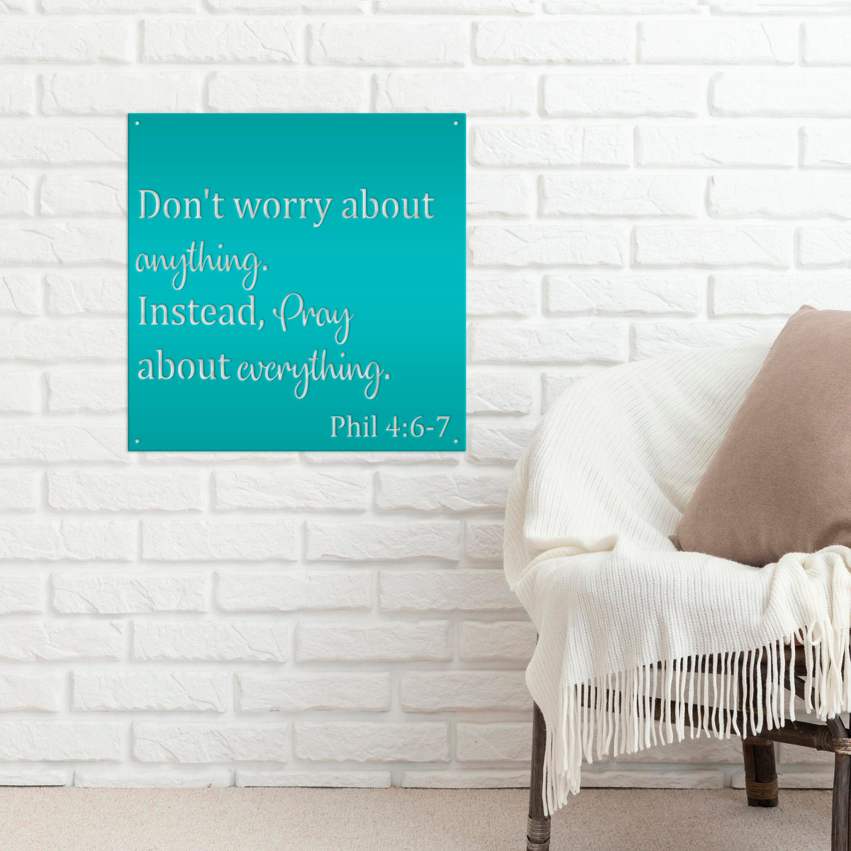 Bible Verse Sign - Christian Wall Art