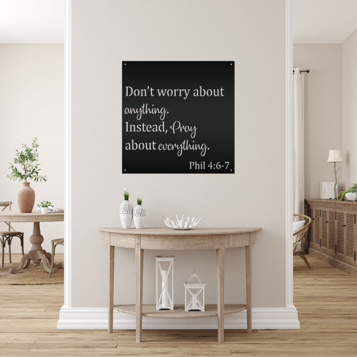 Bible Verse Sign - Christian Wall Art