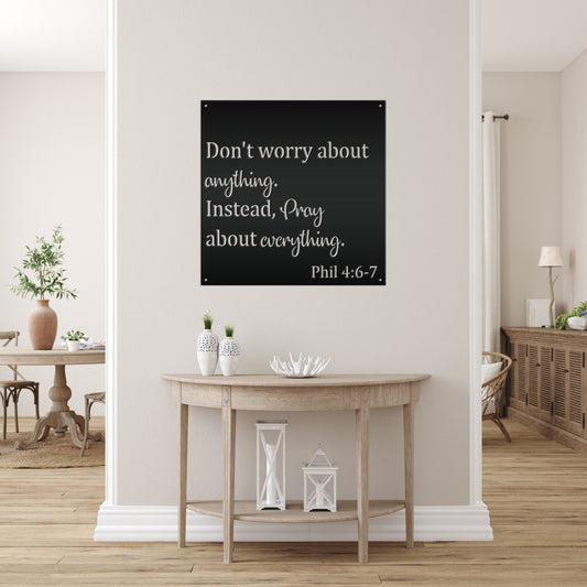 Bible Verse Sign - Christian Wall Art