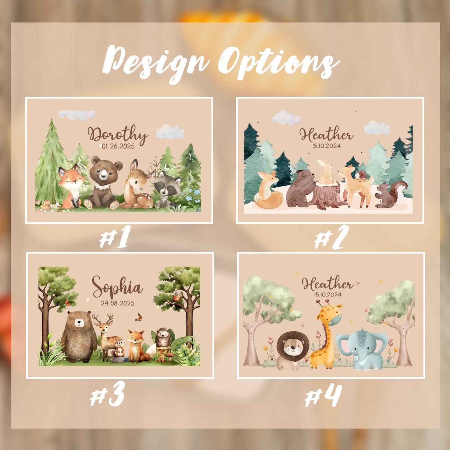 Personalized Lunch Box for Boy and Girl, Stainless Steel Lunch Box with Name, Wooden Lid Snack Box, Back to School Gift, Child Birthday Gift