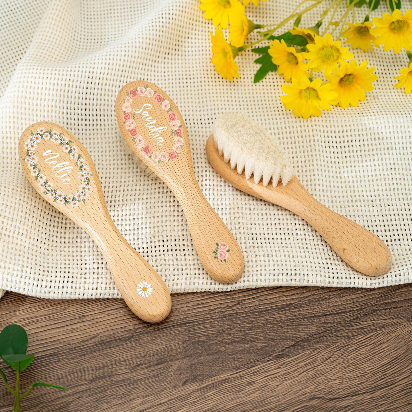 Personalized Baby Hairbrush with Baby Name, Toddler, Baby Shower Gift