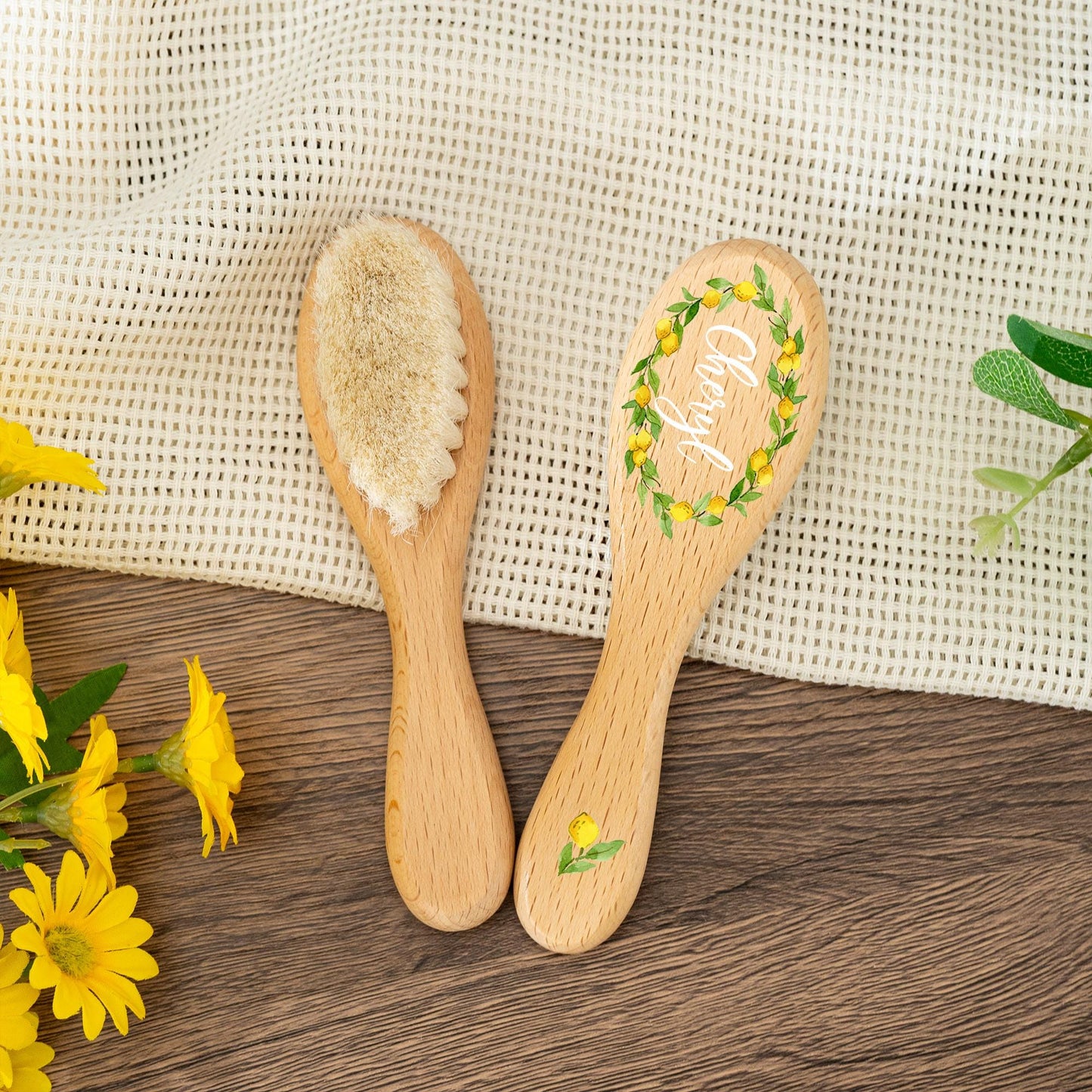 Personalized Baby Hairbrush with Baby Name, Toddler, Baby Shower Gift