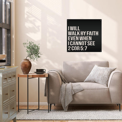 Christian Wall Art - 2 Corinthians 5:7 -Bible Verse