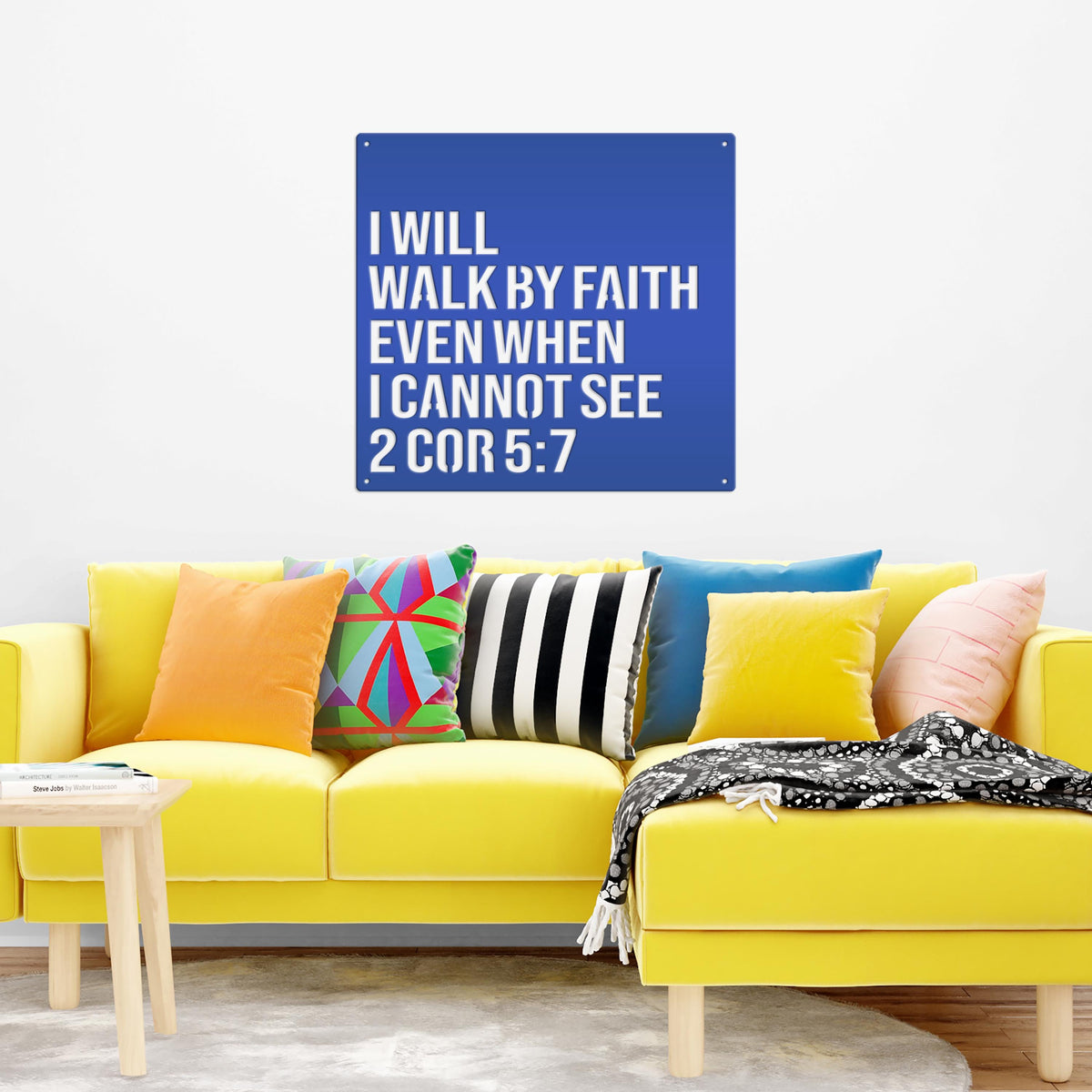 Christian Wall Art - 2 Corinthians 5:7 -Bible Verse