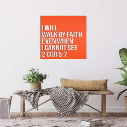 Christian Wall Art - 2 Corinthians 5:7 -Bible Verse