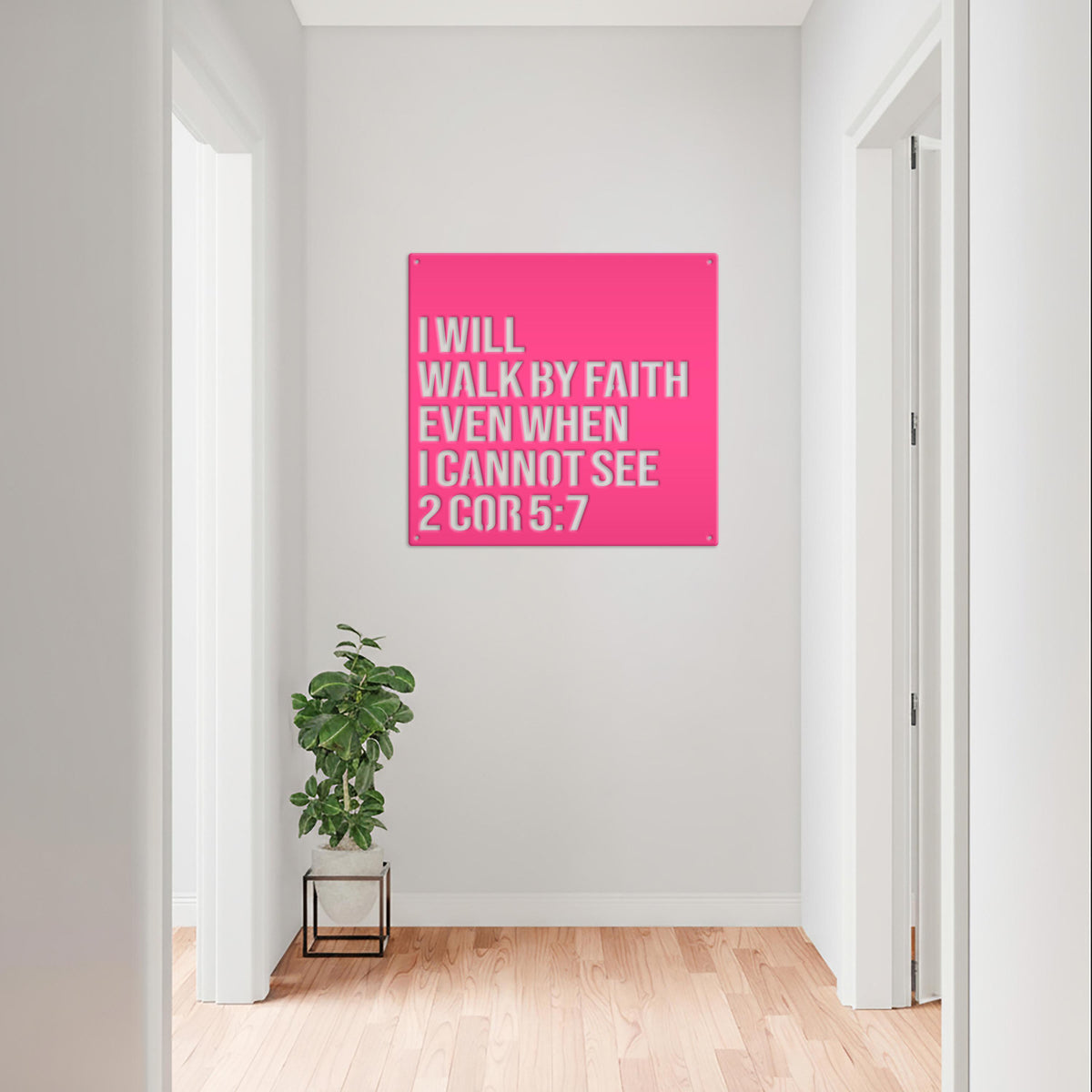 Christian Wall Art - 2 Corinthians 5:7 -Bible Verse
