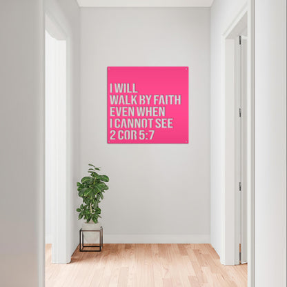 Christian Wall Art - 2 Corinthians 5:7 -Bible Verse