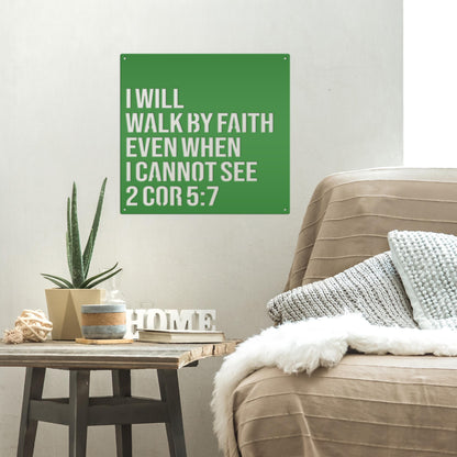Christian Wall Art - 2 Corinthians 5:7 -Bible Verse