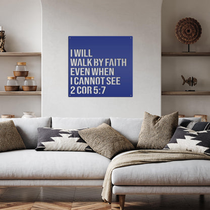 Christian Wall Art - 2 Corinthians 5:7 -Bible Verse